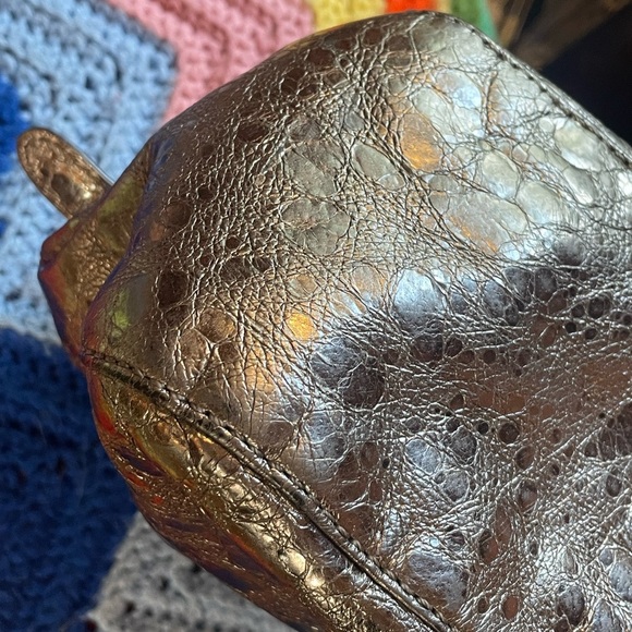 Textured metallic silver Michael by Michael Kors shoulder bag y2k 90s vibes - Picture 6 of 9